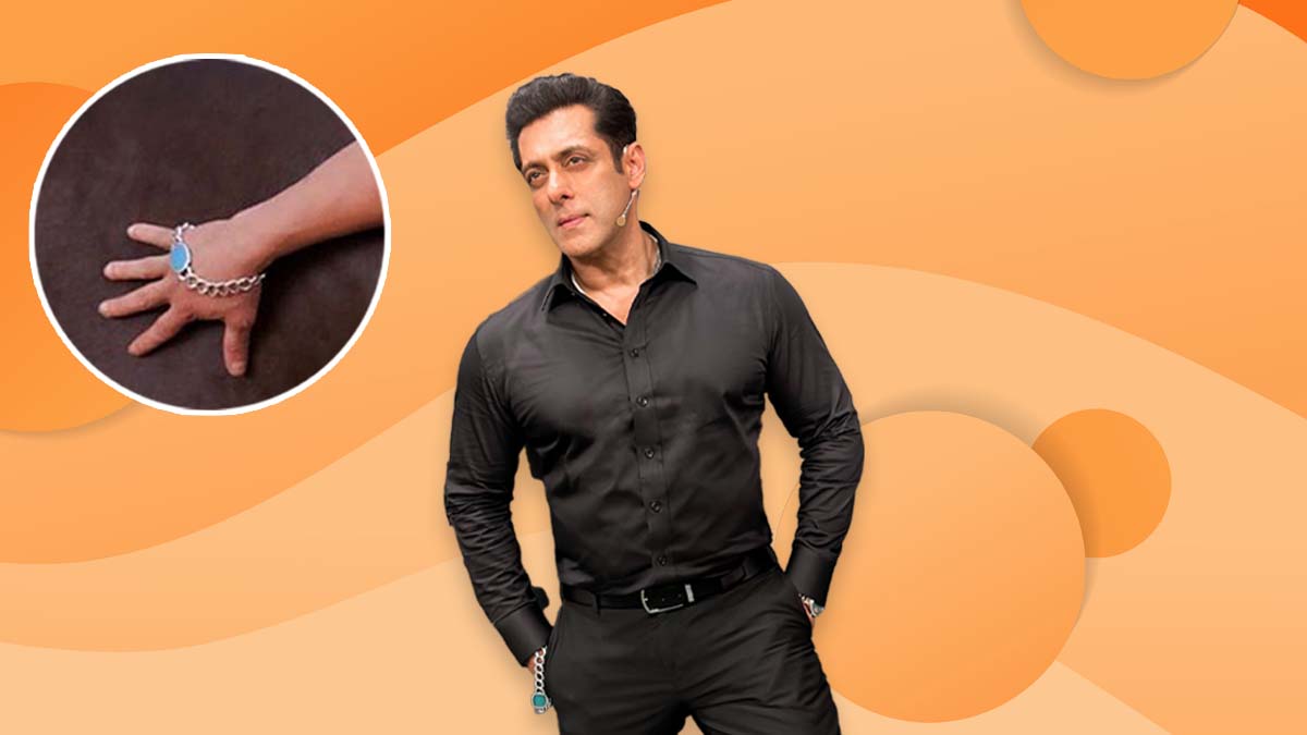 Salman Khan Gets Trolled For Revealing The Story Behind Wearing His Famous  Firoza Bracelet In A Viral Clip Netizens Say Bhai Breaking Bracelets  Hearts  Bones Since Forever