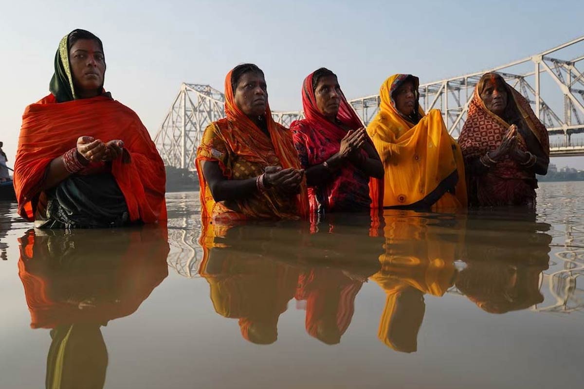 sun water offering  during periods rituals