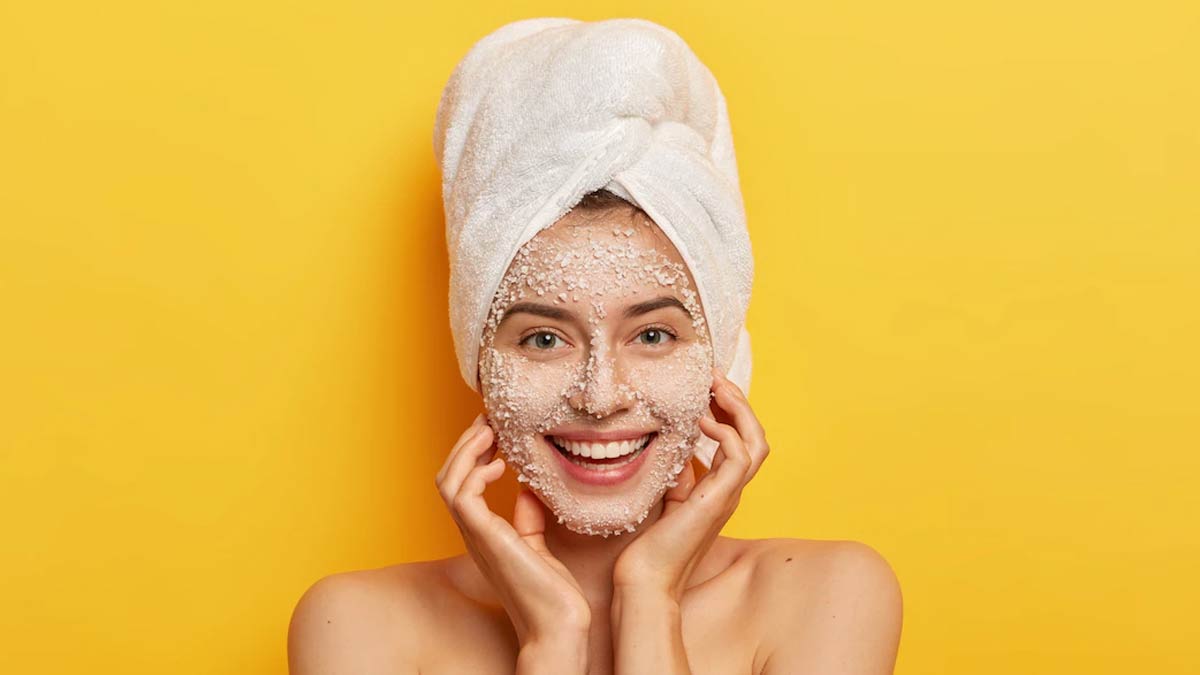 How To Make Face Scrub At Home using besan