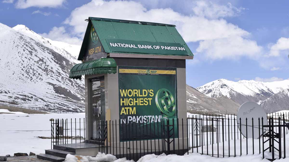 Where is the world highest ATM machine