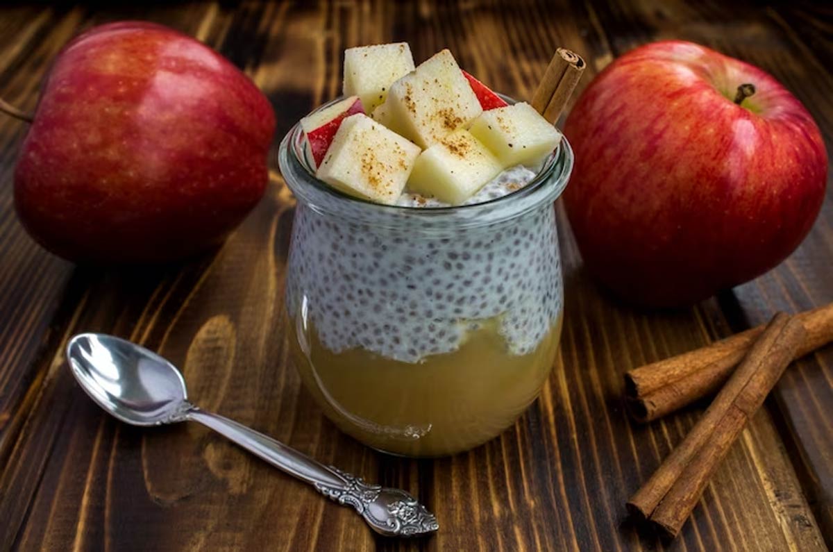 apple cinamon smoothie for evening