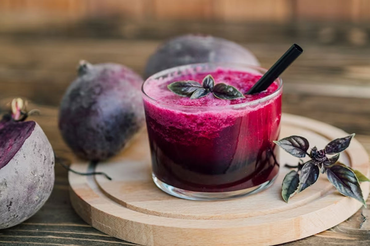 beetroot juice in summer