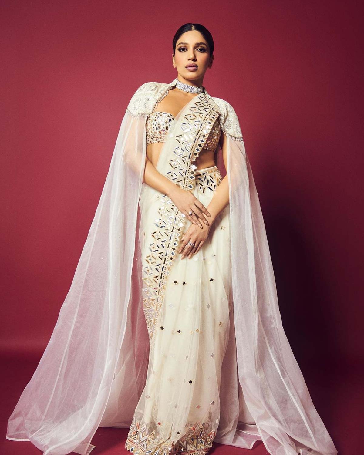 cape style blouse design