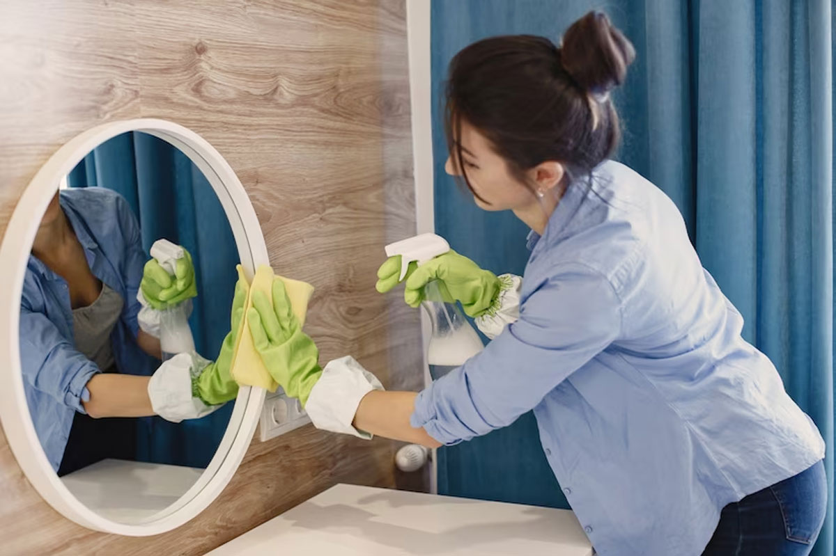शीशे रोजाना करें साफ clean mirrors