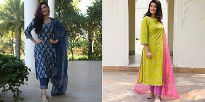 cotton kurta sets for women
