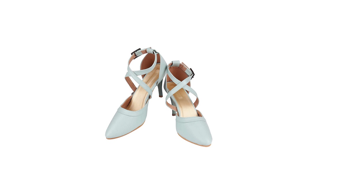 Buy Shoetopia Women Copper Perforated Stilletoes Heels Online