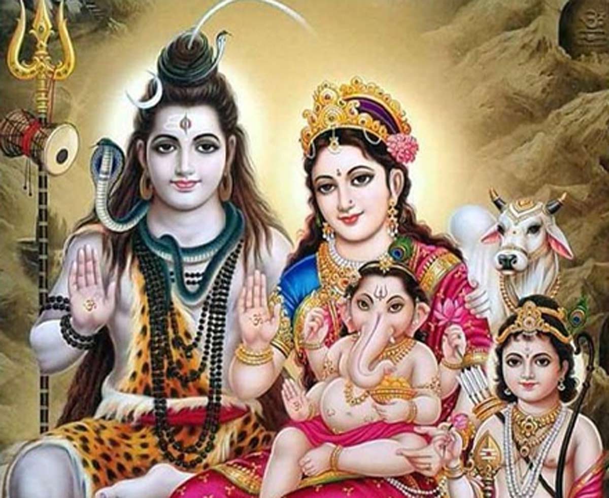 ganga on head of lord shiva