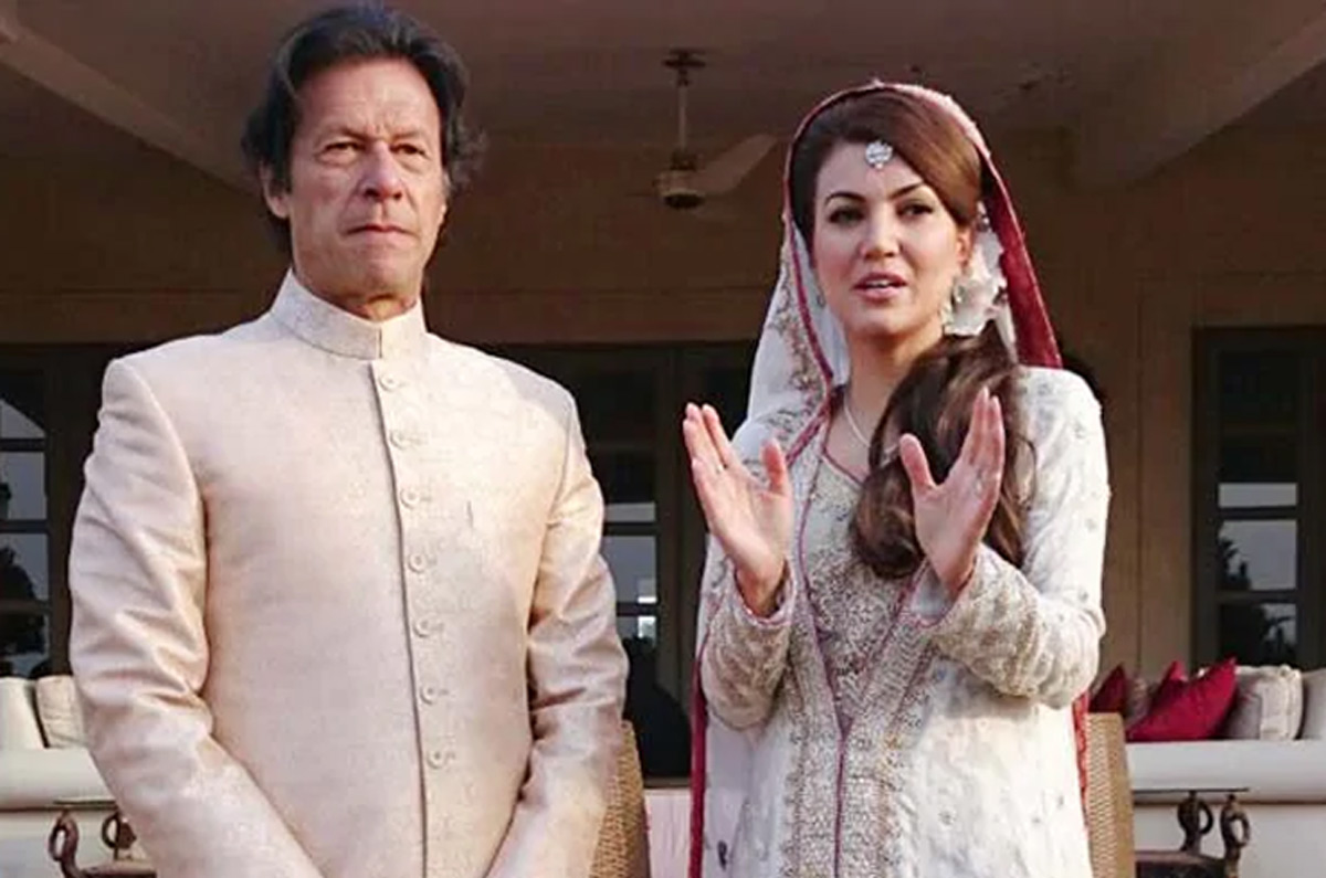imran khan with wife reham khan