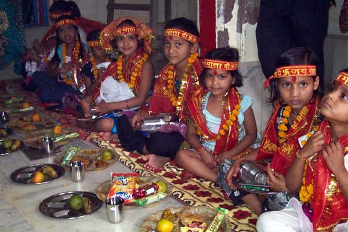 मेष राशि kanya pujan vidhi for aries