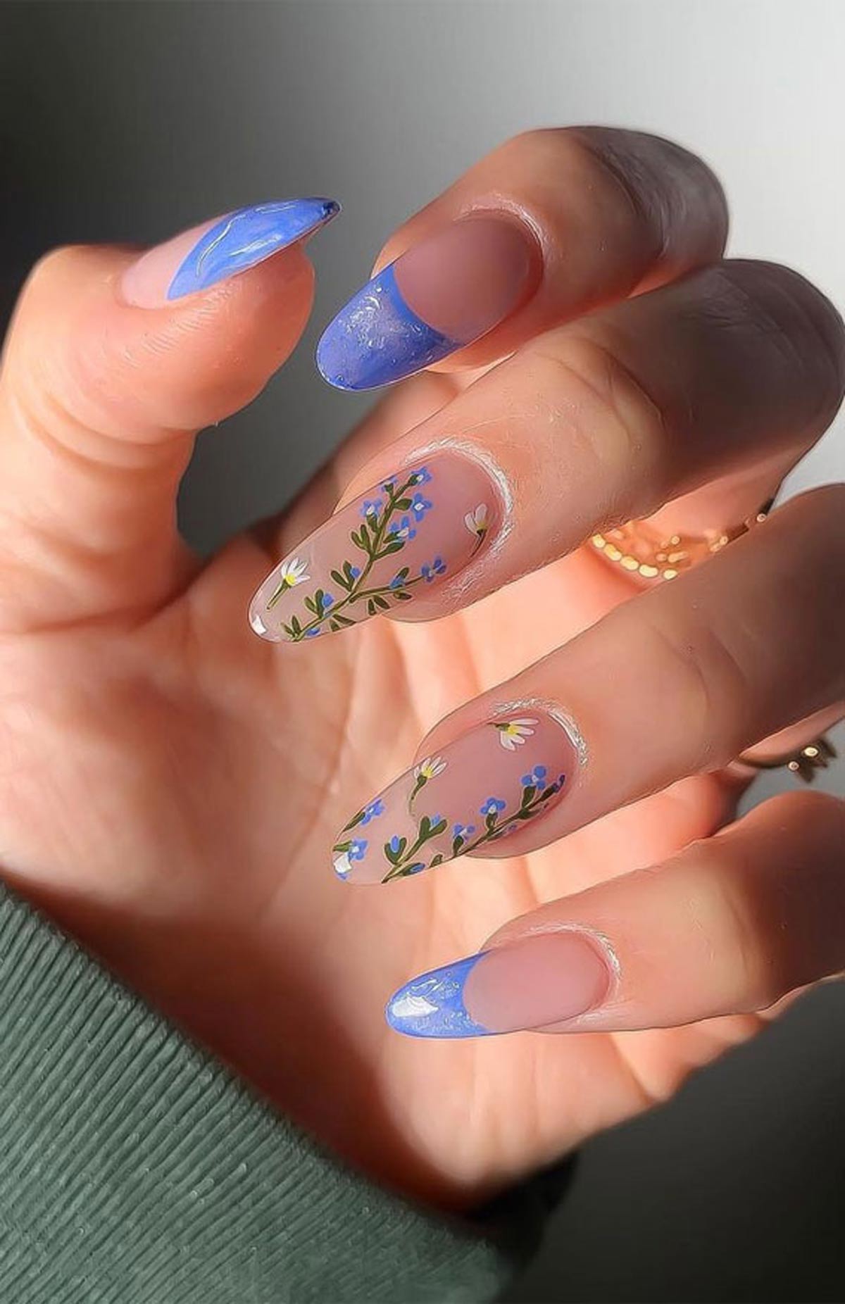 leaf nail art