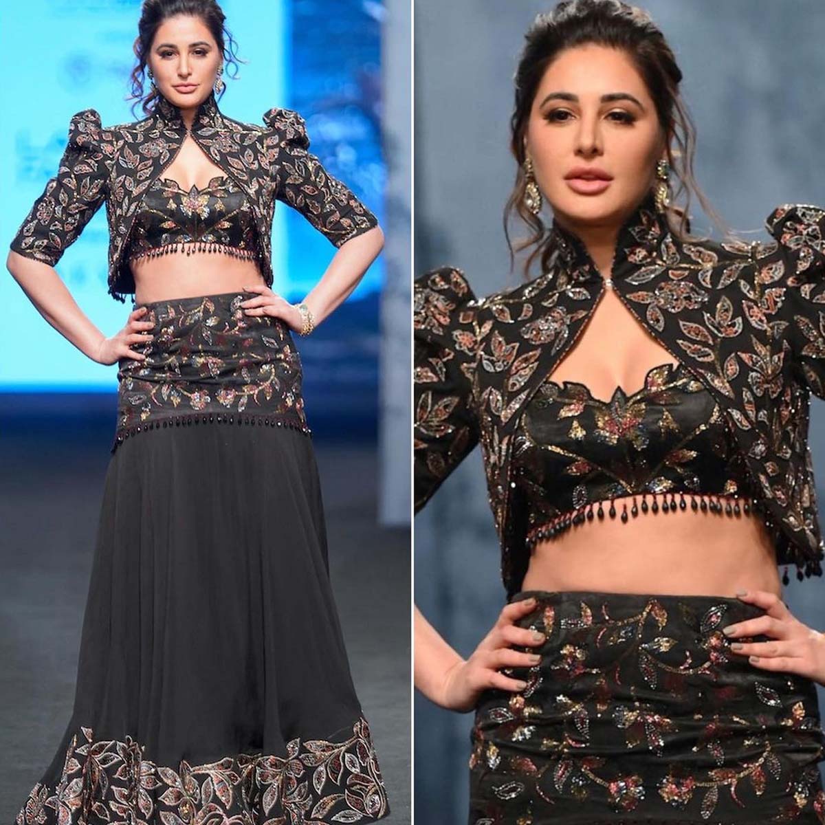 padded sleeves blouse