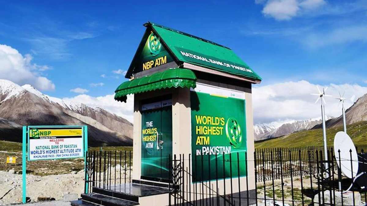 worlds highest atm in pakistan