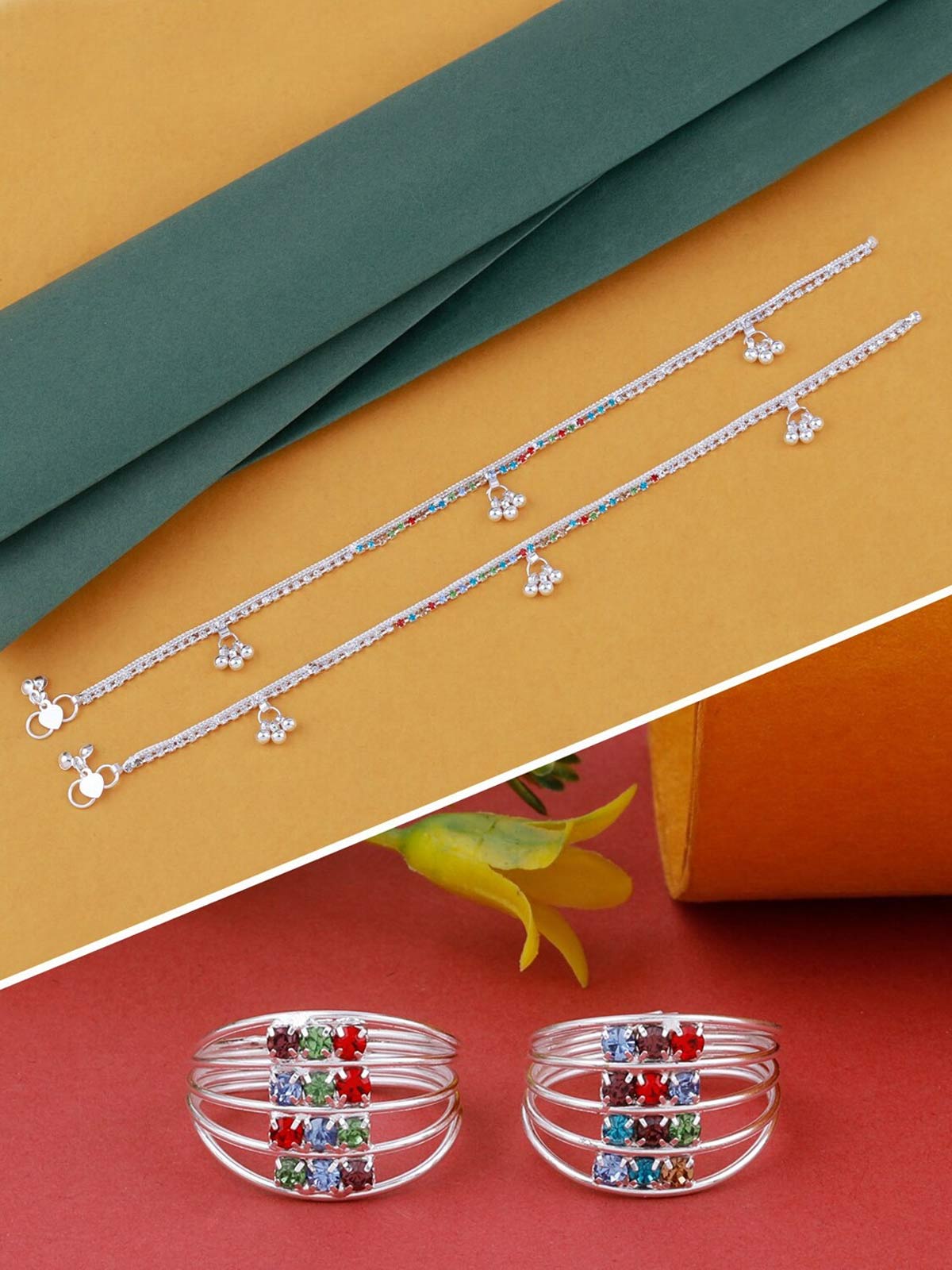 Four layer toe ring designs