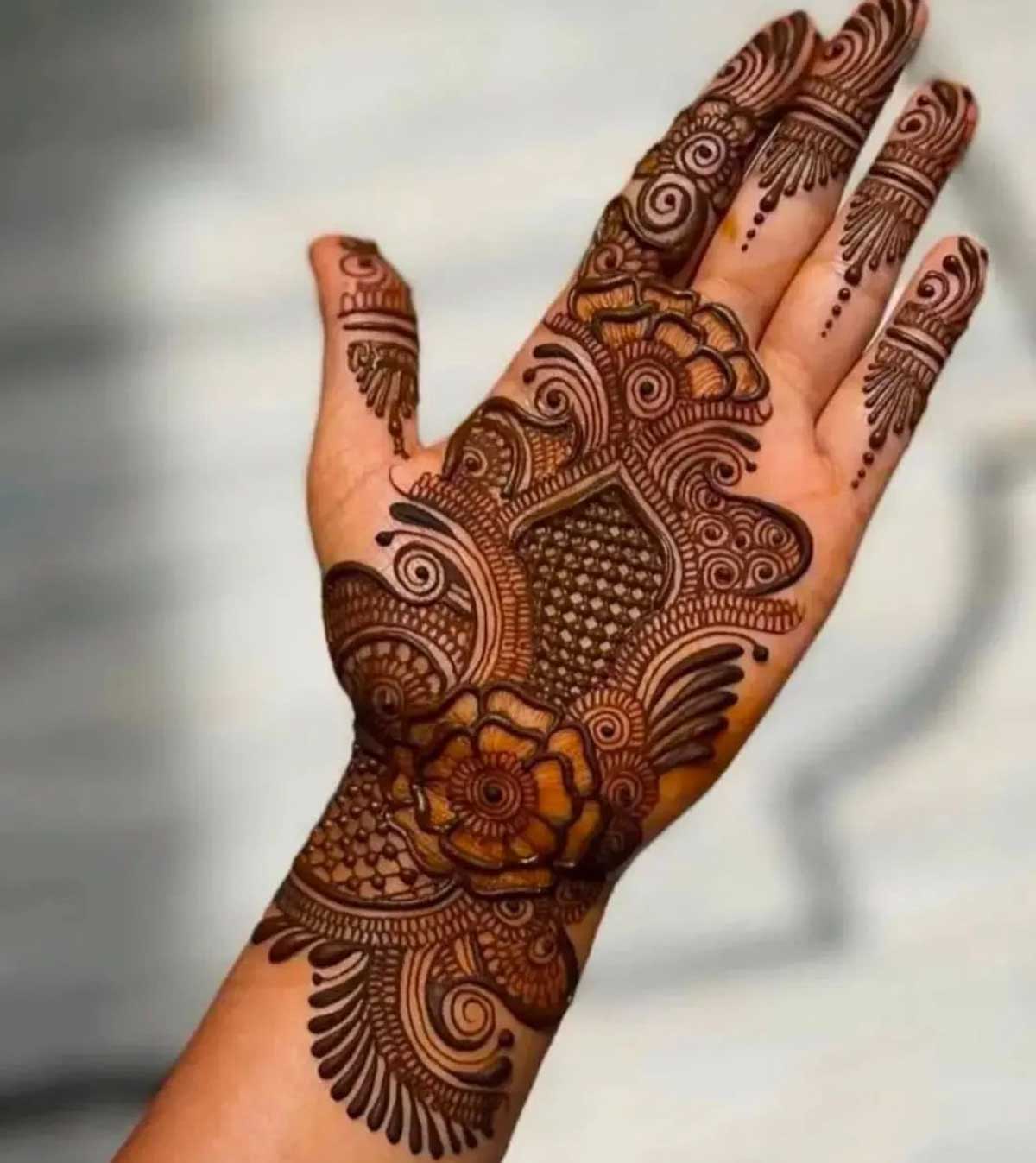 Full hand mehndi designs ideas