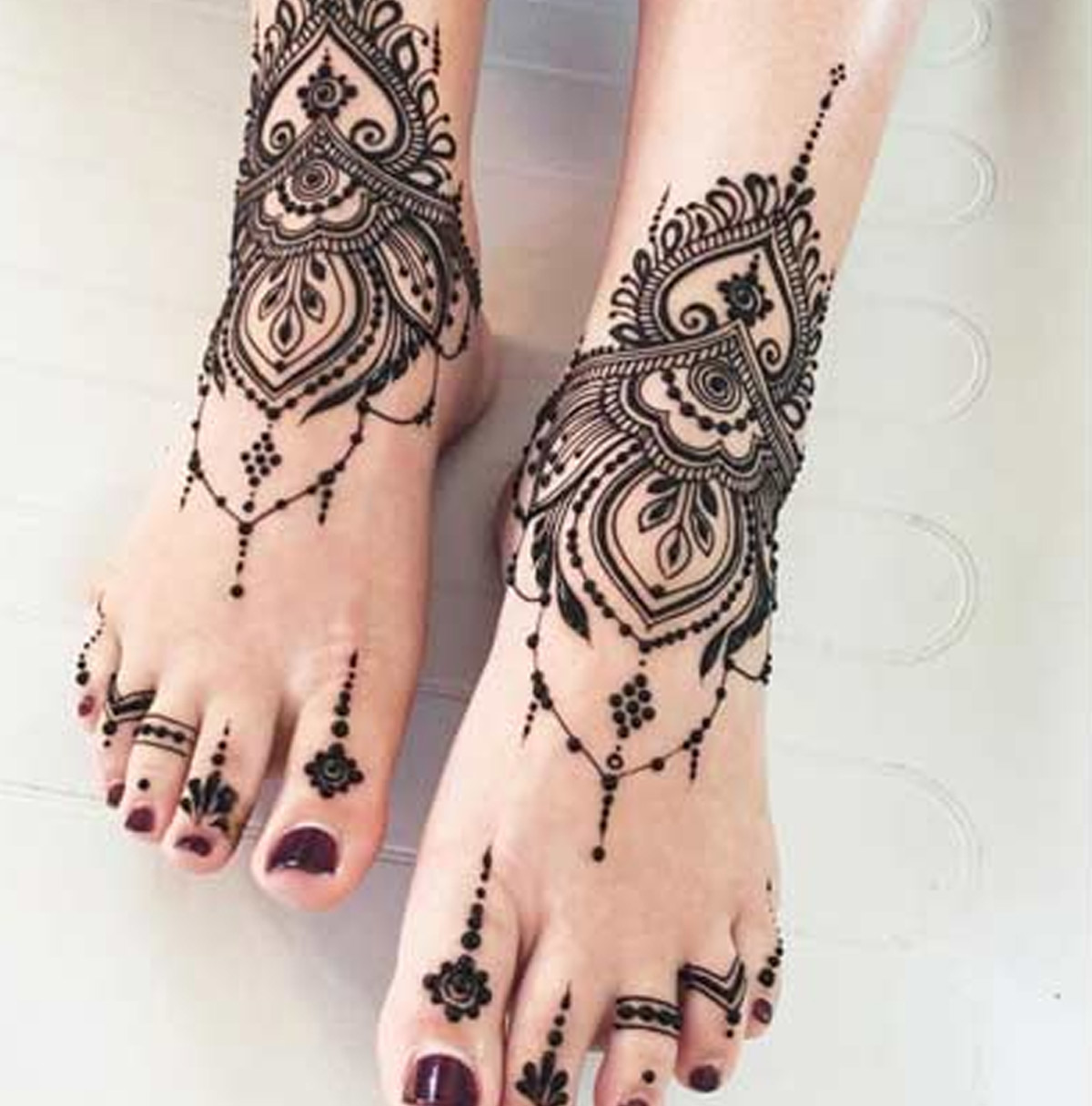 Jali style Mehndi design