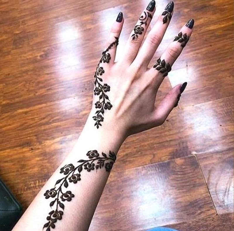 224+ Simple Mehndi Design Photos Ideas