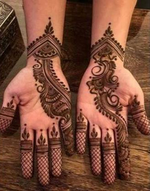 Bail mehndi design for back hand simple | beautiful bail mehndi design for  back hand - YouTube