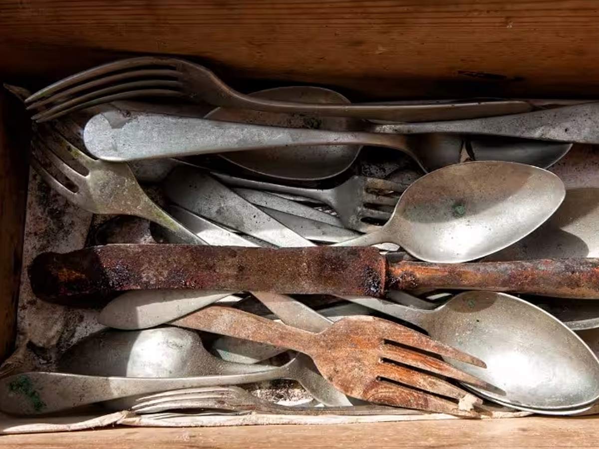 चम्मच चाकू पर लगे जंग से कैसे पाएं छुटकारा how to remove rust from