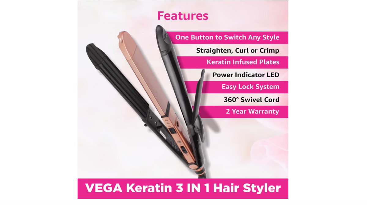 Vega Hair Straightener ऑफिस हो या डेट, वेगा हेयर स्ट्रेटनर से रहेंग