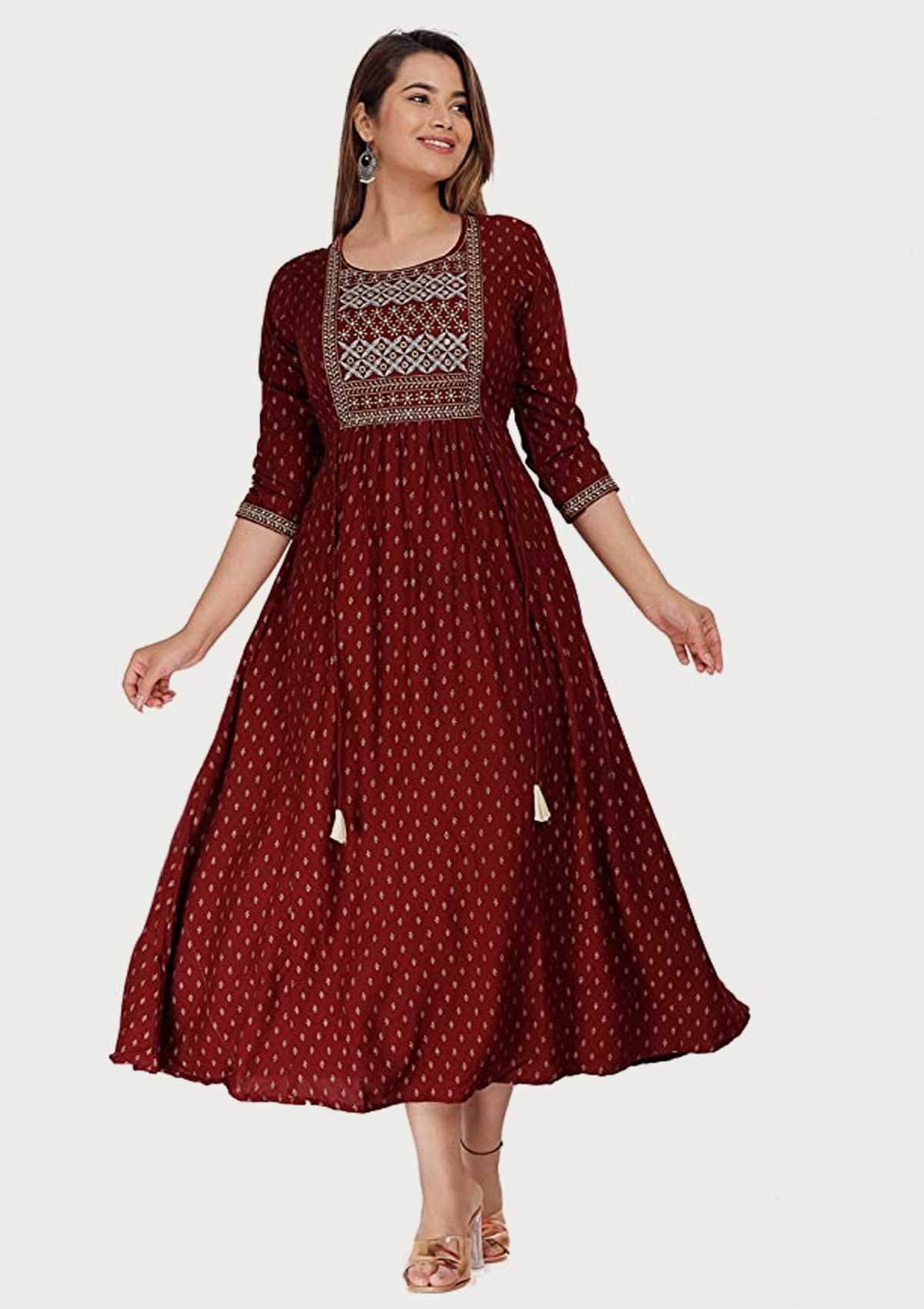 anarkali kurti latest design