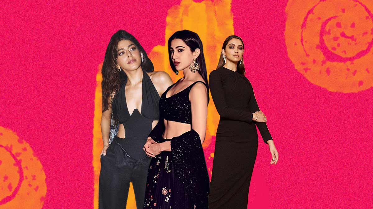 Easy DIY Hacks On How To Style A Black OOTD Ft. Alaya F, Deepika Padukone, Sara  Ali Khan | HerZindagi