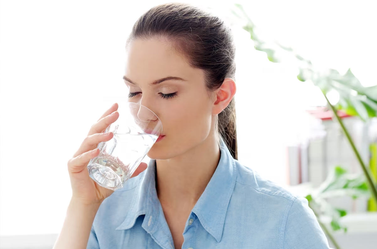 drink warm water for gastric headache