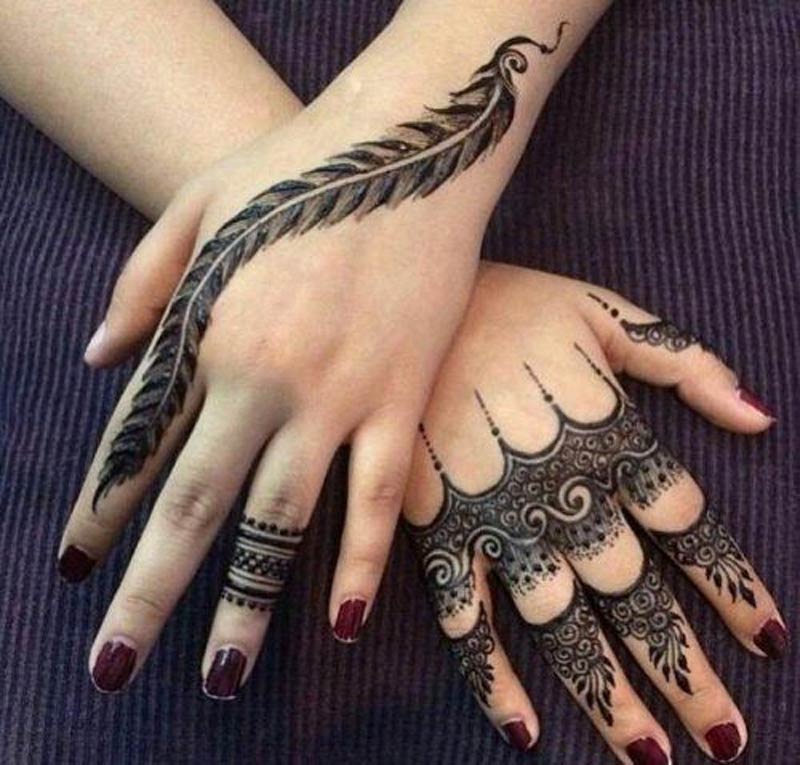 Small Finger Mehndi Designs