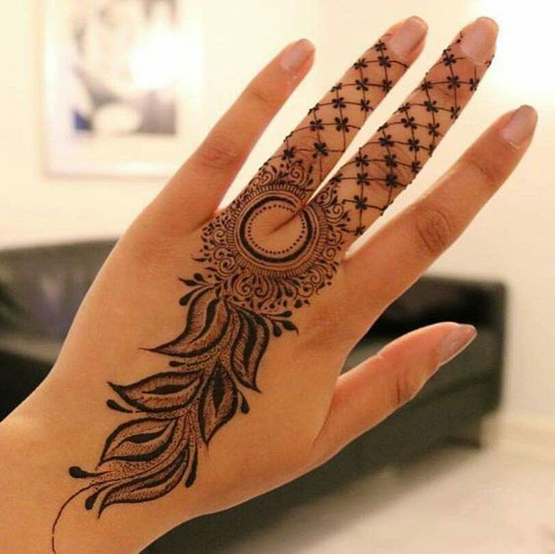 Finger Mehndi designs - YouTube