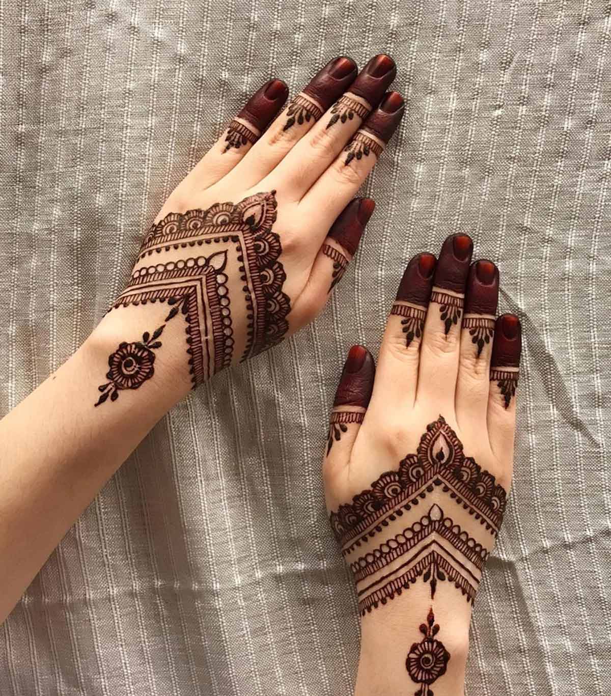 hathfool mehndi for small hands