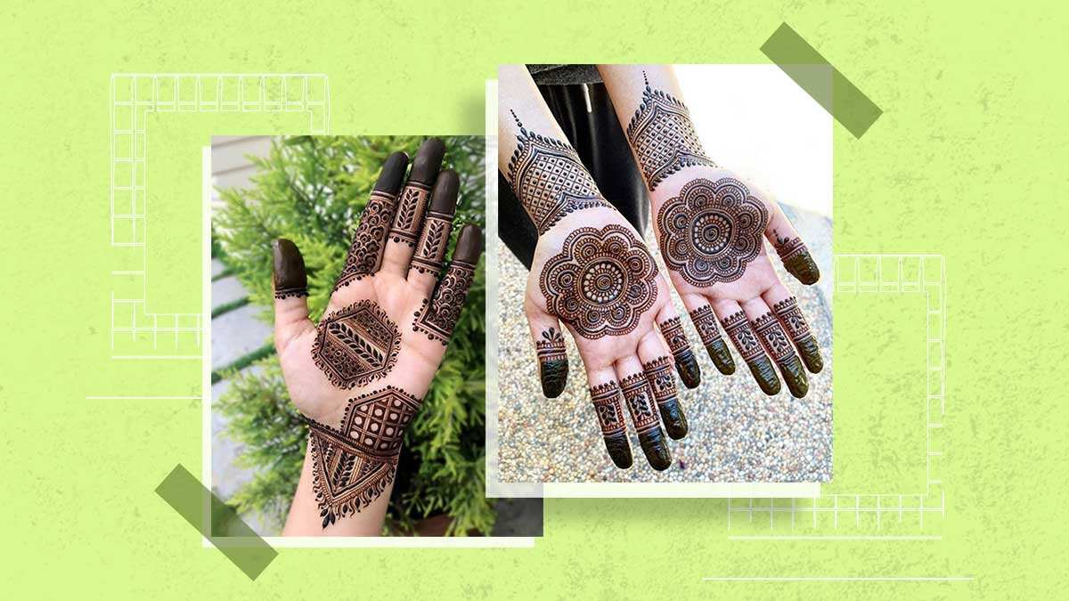 New Stylish mehndi design Front hand| Karva chauth Mehndi Design| Simple  Henna Designs| Easy Mehndi - YouTube