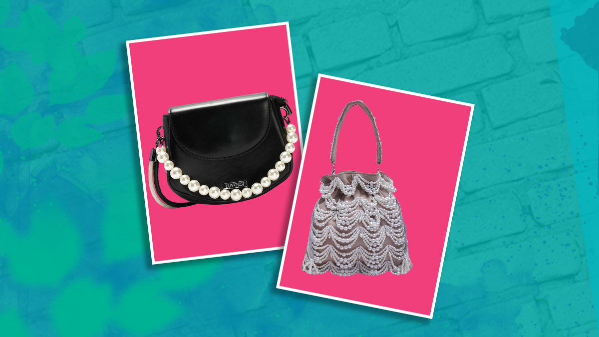 यूनिक स्टाइल के लिए पर्ल से बने हैंडबैग को करें ट्राई | pearl handbags ...