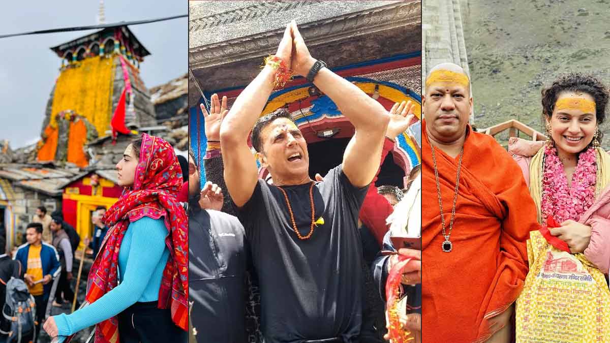 बाबा केदारनाथ की शरण में पहुंचे बॉलीवुड के ये सेलेब्स these bollywood stars reach kedarnath