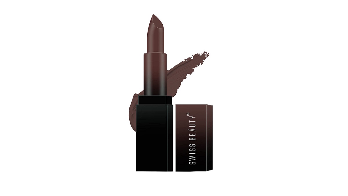 swish beauty brown lipstick