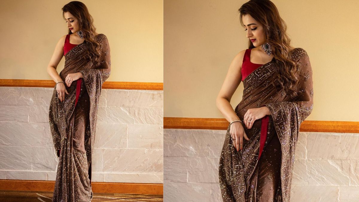 trisha brown saree