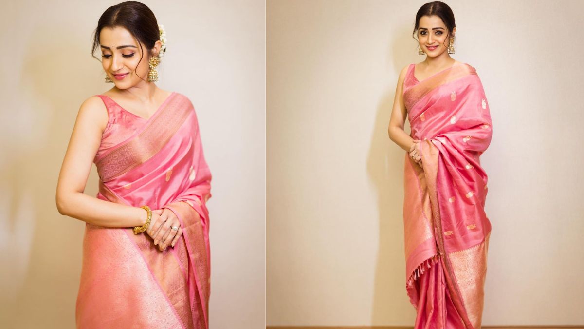trisha saree