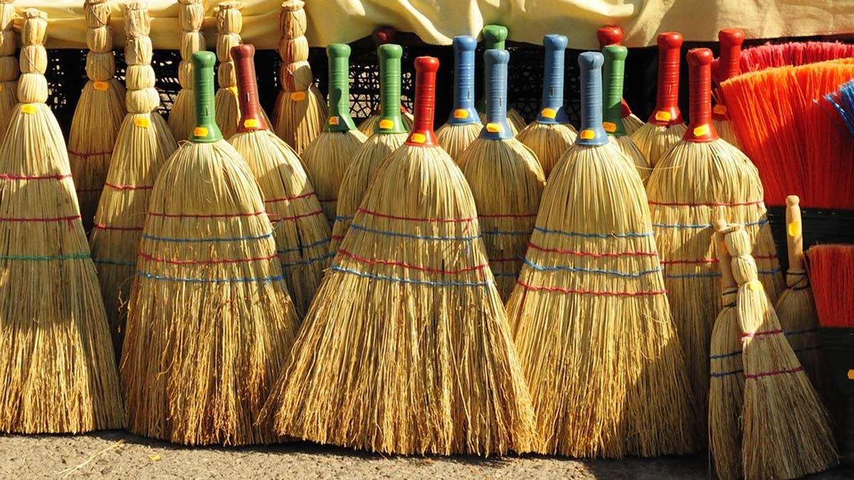 where to keep broom at home