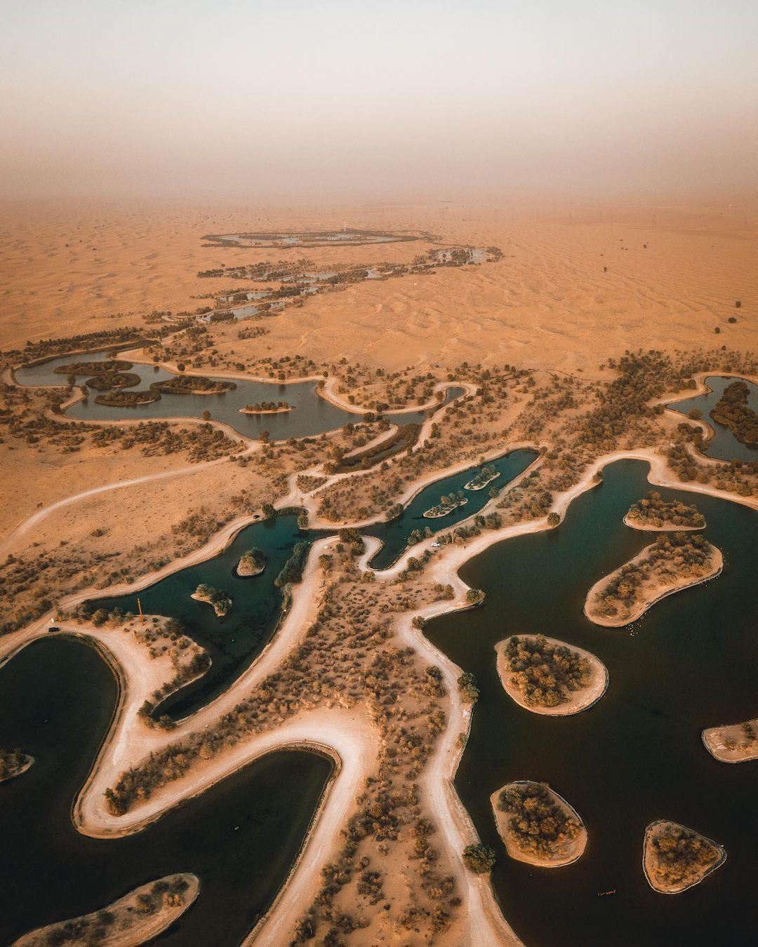 Camping at Al Qudra Lakes