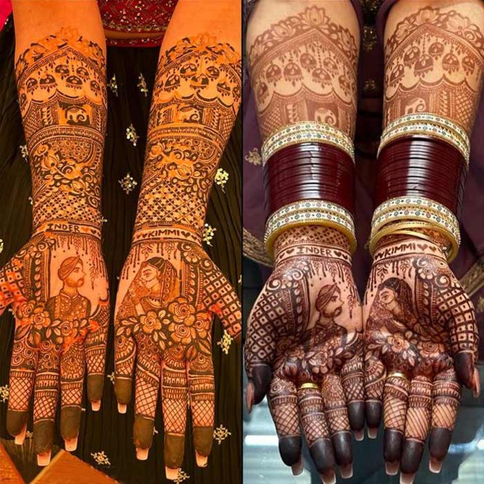 Dulhan with Doli Henna | Heena, Mahendi, Mehandi, Dulha Dulh… | Flickr