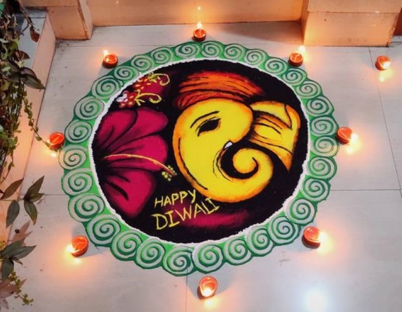 Rangoli designs for home