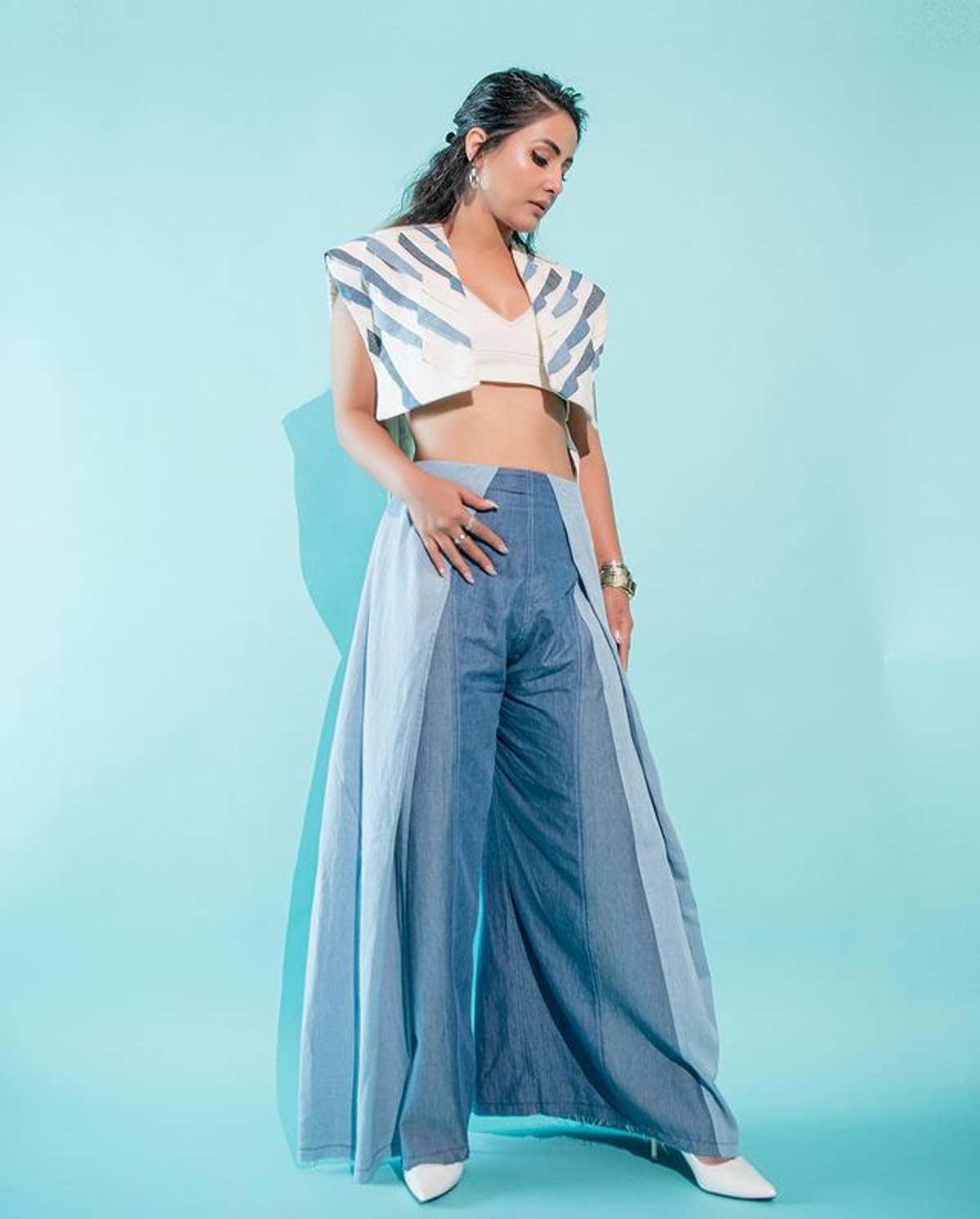 Sliver jewellery wear western outfits