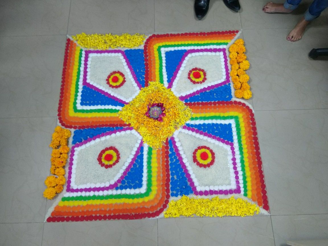 Swastik Rangoli Designs