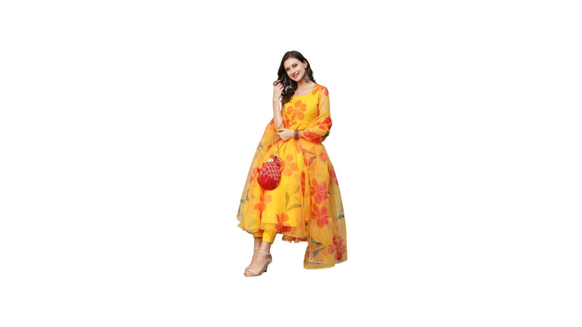 इस फेस्टिव सीजन ये Best Organza Anarkali Suit आपके स्टाइल स्टेटमेंट को ...