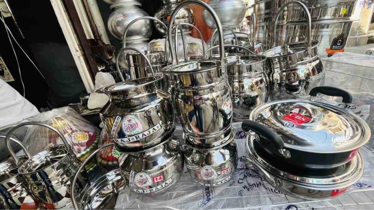 High-quality Small Size And Smooth Finish Stainless Steel Utensils Pot,5  Piece at 2000.00 INR in Faridabad | Bhatia Bartan Bhandar