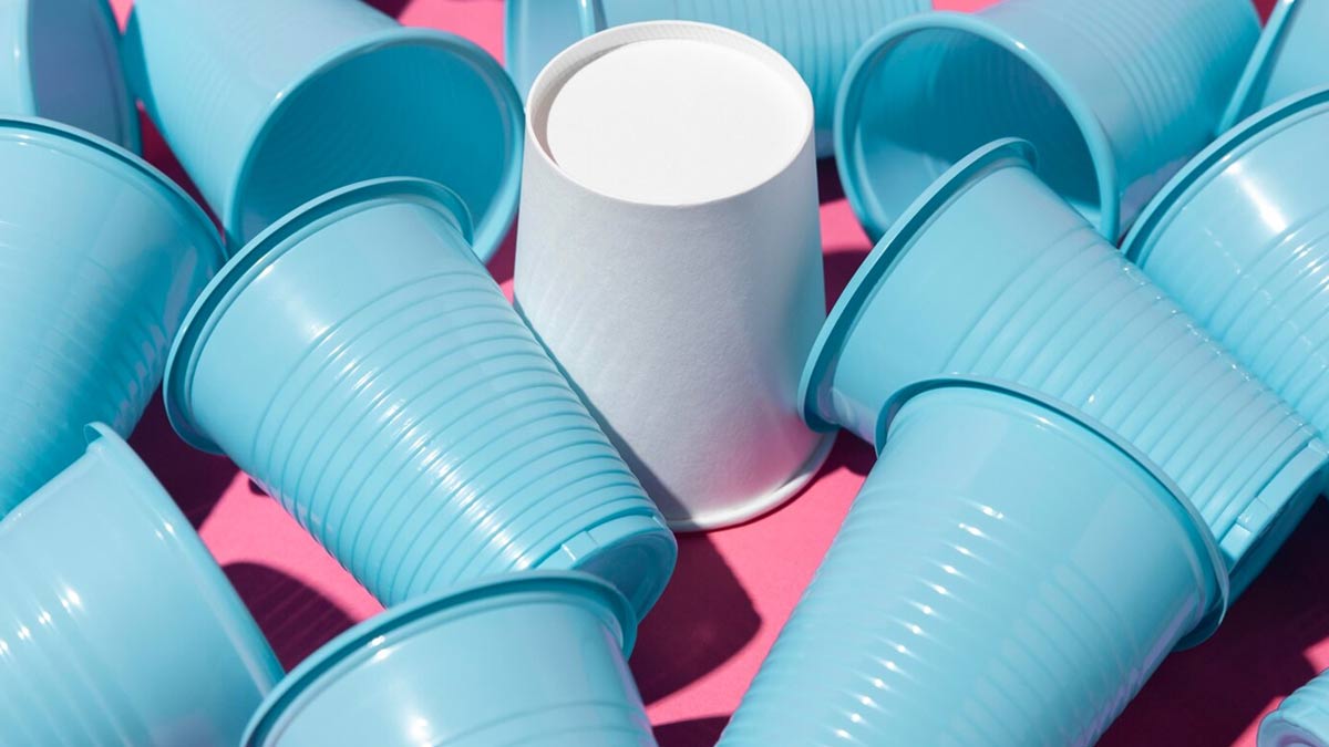 खराब डिस्पोजल गिलास को फेंके नहीं, इस तरह करें दोबारा इस्तेमाल disposable glass craft reuse