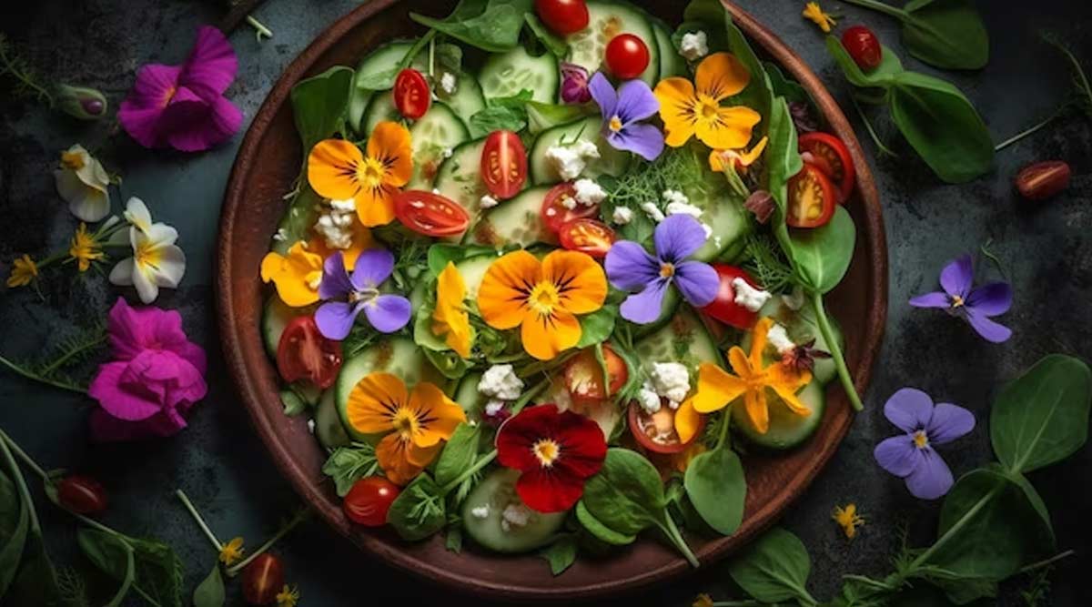 Flower Mix - Edible Flowers : Enjoy Blooms in Salads or Garnishes.
