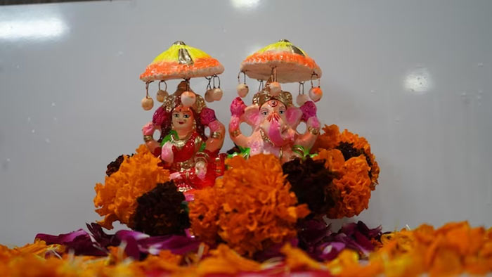ganpati idol placement in diwali