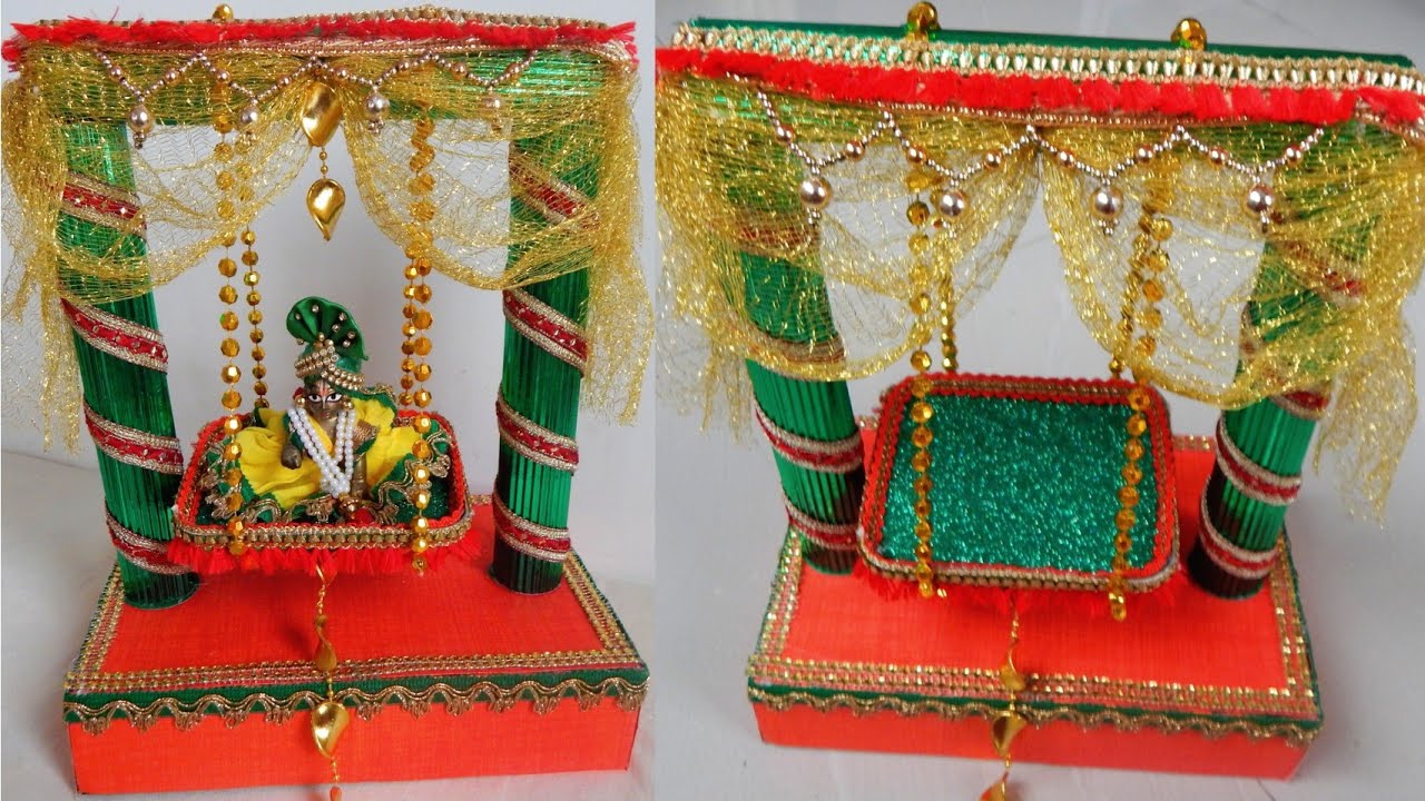 Handmade Jhula For Laddu Gopal इन टिप्स की मदद से घर पर ही बनाएं लड्डू