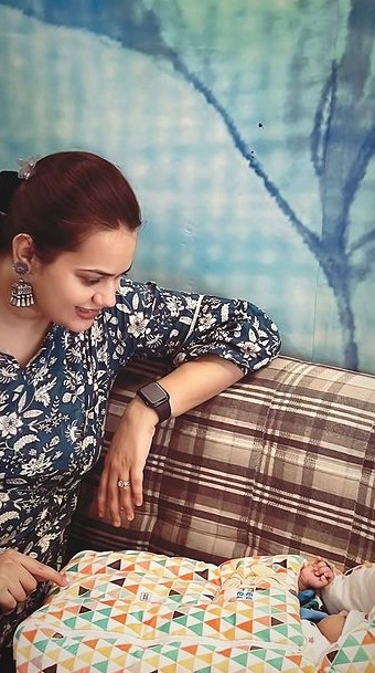 ias tina Dabi Son Pic