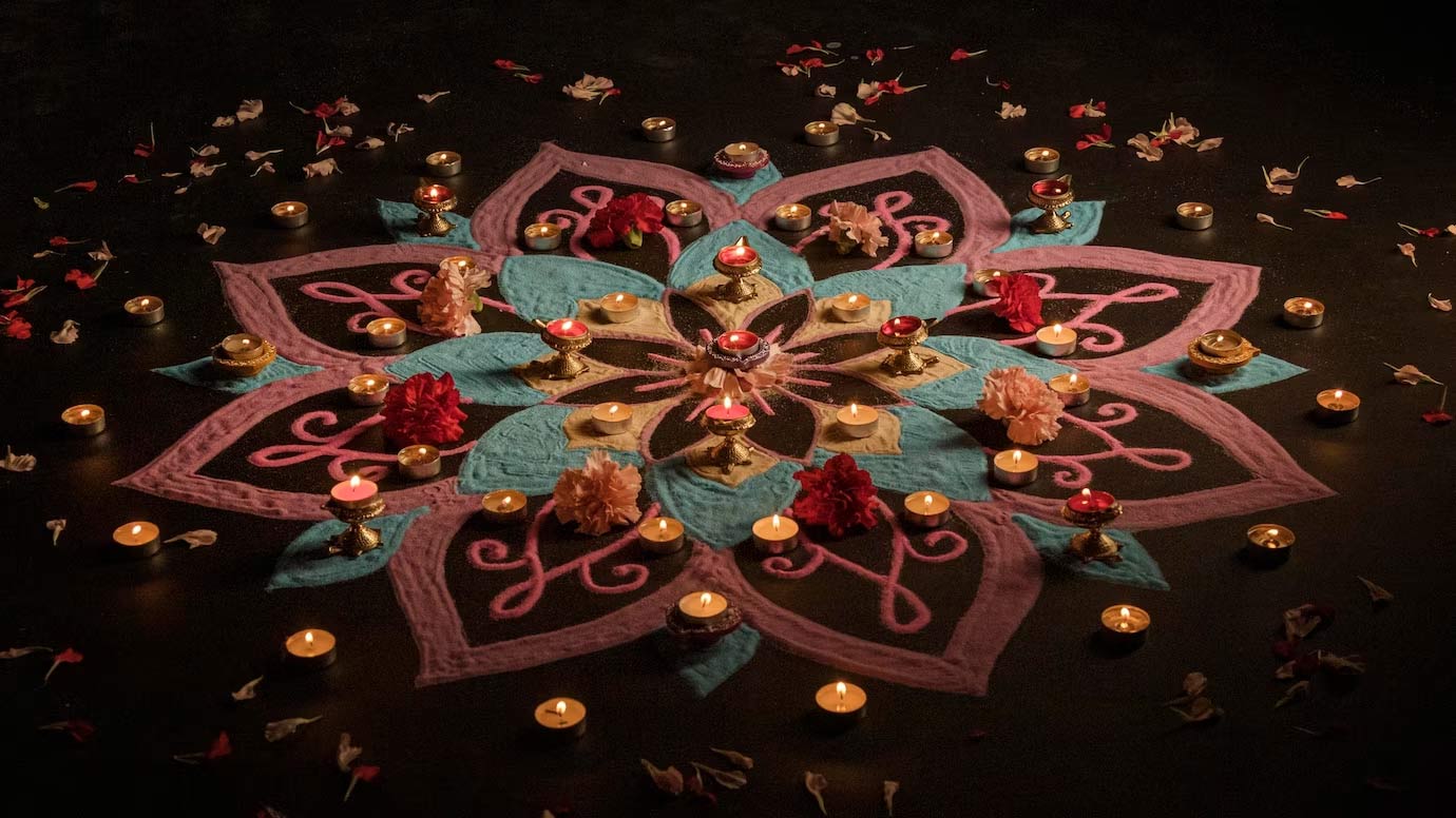 importance of rangoli in diwali,