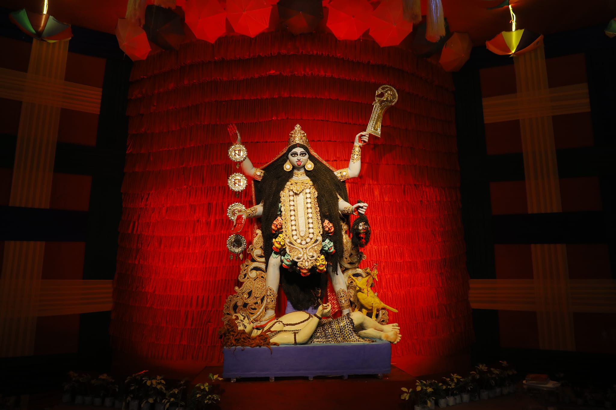 kali puja pandal chetla agrani